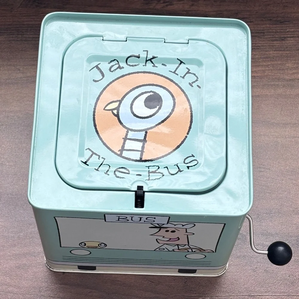 JACK IN THE BUS Jack In The Bus PIDGEON Musical Pop Up Toy Mo Willems Wheels Bus